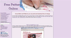 Desktop Screenshot of freepatternsonline.com